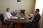 Римма Галушина обсудила с депутатом Госдумы Сергеем Коткиным программу «Десятилетие Детства»