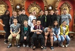 Ребята из НАО отдыхают  в сосновом бору 